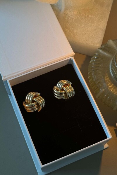 AMORE.İST STORE Orta Boy Şekilli Küpe