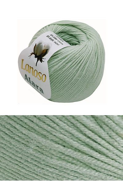 Lanoso alara punch & amigurumi πλεξούδα σχοινί 1919 Water Green
