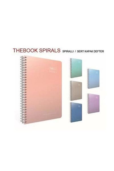 Gıpta Spirals A4 100 Sheets Lined Notebook - 1 Piece