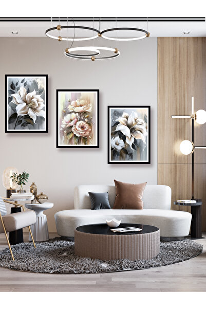 YALOVA SHOP Set de pictură în ulei decorativ, 3 piese