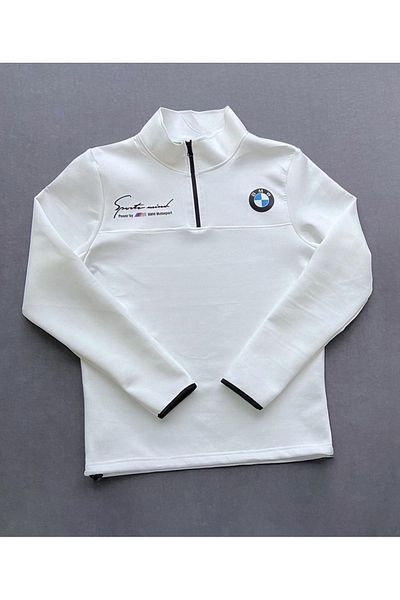 viperkombin BMW Half Zipper Scuba Fabric Lycra Sports Jacket