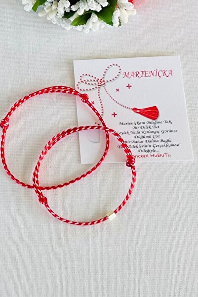 Concept HuBuTU هدية مكونة من قطعتين من سوار المعصم الفاخر MARTENICKA WISH، LU...