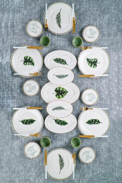 ACAR Vera 27 Piece Porcelain Breakfast Set for 6 People
