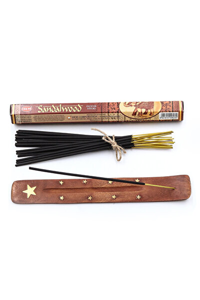 Trendmiya Metal Kutu Mum & Tütsü & Kolonya & Krem & Sabun &Tarak & 2'li Bitki Çayı & Oje & Kupa Hediye Seti