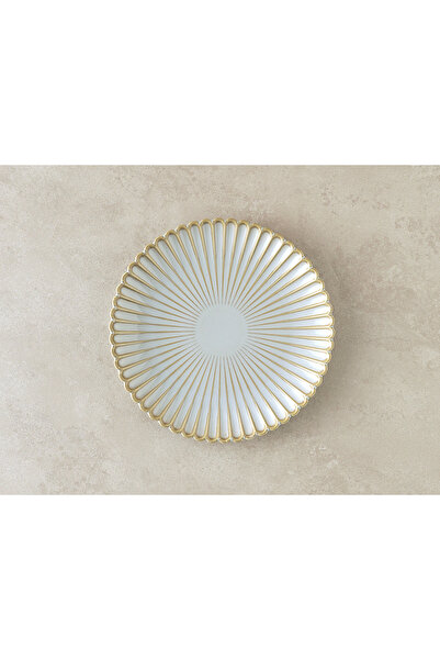 English Home Fiore New Bone China Servis Tabağı Gri