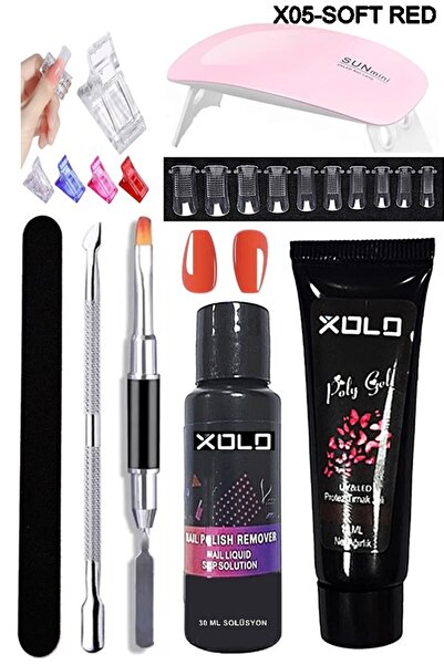 xolo 37 Parça Evde Poli jel Yapma Seti Poligel Kalıcı Oje Tırnak Yapma Trend ...