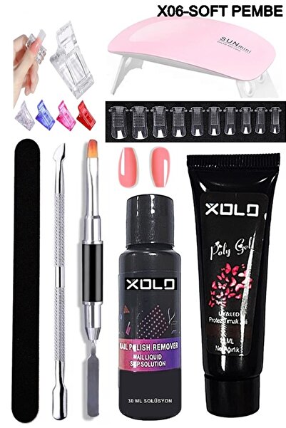 xolo 37 Parça Evde Poli jel Yapma Seti Poligel Kalıcı Oje Tırnak Yapma Trend ...