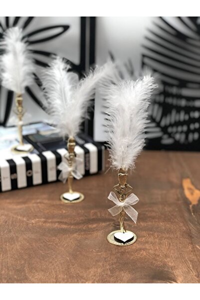 Masalsı Concept 20 Adet Şık Dekoratif Tüylük Söz Nişan Düğün Hediyesi Söz Hed...