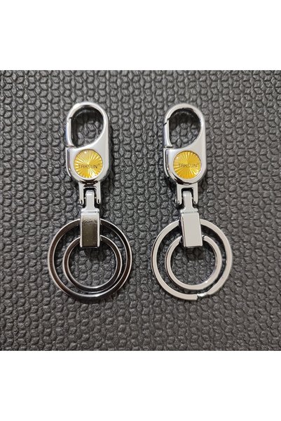 hagiki (Set of 3) Keychains with Hooks, Very Sturdy Waist-Attachable Keychains