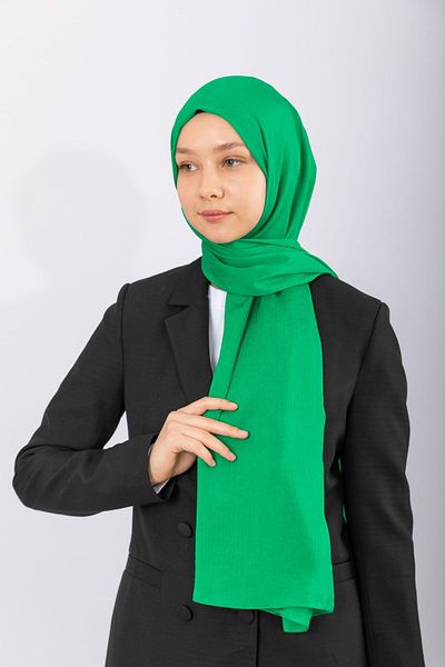 hijabchi Φυσικό Σάλι Κρεπ - Benetton