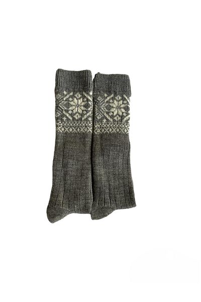 Yonca Butik Knee-high wool socks