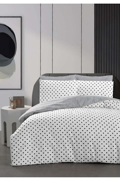 Altınbaşak Luxart Double Duvet Set LUIZA BLANCA