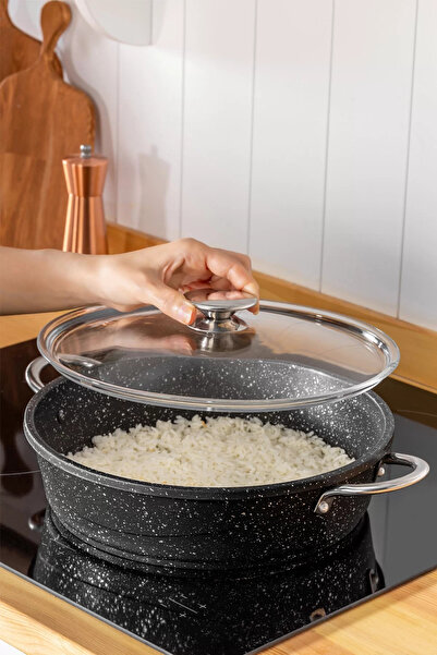 KILIÇ وعاء سبرينغ ألكار من الجرانيت المصبوب 30 سم