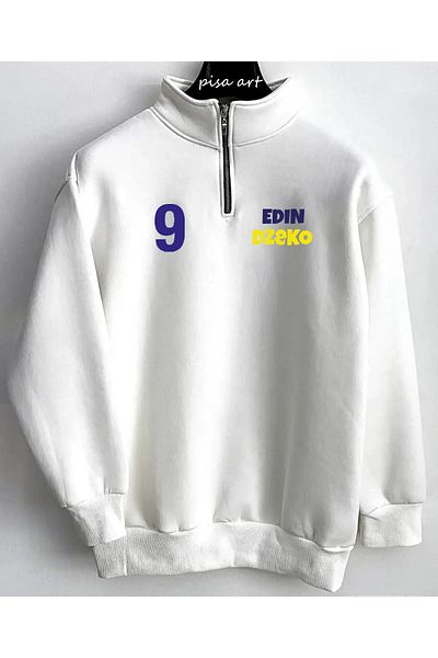 Pisa Art EDİN DZEKO 9 ΦΟΥΤΕΡΦΟΥΤΕΡ ΜΕ ΜΙΖΟ ΦΕΡΜΟΥΑΡ ΚΑΙ ΚΟΛΑΡΙΟ ΕΙΔΙΚΟ ΣΧΕΔΙΟ