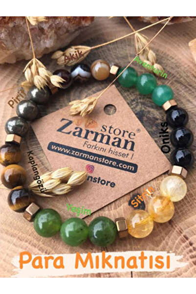 STORE ZARMAN Para Mıknatısı Bileklik ( Para Taşı - Bolluk Bereket Bilekliği )
