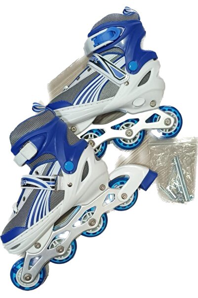 CANSPORT Paten Işıklı Ayarlanabilir Silikon Teker Çocuk Pateni