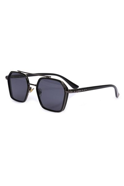 TomyHelf Black Frame Black Glass Unisex Sunglasses 0039c3b