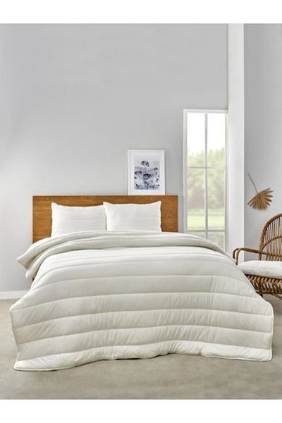 Taç Cozy Combed Cotton Single Quilt White