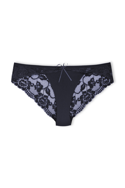 Zena 10-Piece Lace Front Fabric Detail Women's Panties L/XL