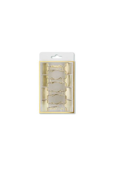 Pyrus Paper Clamp 8 Pieces Gold