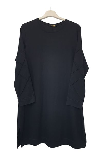 GGMM Plus Size Two Thread Menye Fabric Sleeves Grass Model Tunic