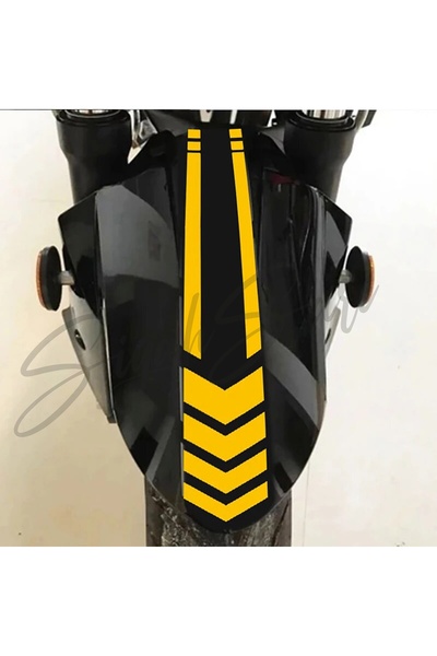 S&S HEDİYELİK EŞYA Motor Ön Teker Şerit 35x6,5 Cm Kask Depo Kapağı Araba Araç...