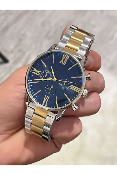 Bimodabu Stylish Steel Cord Men's Wrist Watch with Roman Numerals