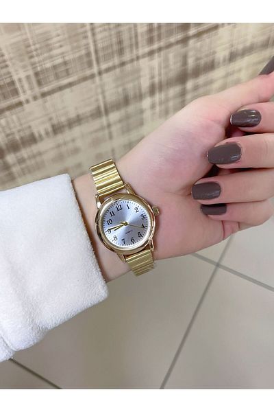 LOOQ ساعة يد نسائية أنيقة وبسيطة (سلك قابل للتعديل)