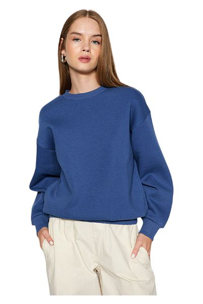 GGMM O Neck Sports Wide Fit Sweat 75cm Τρεις Σκέλη Παχύ