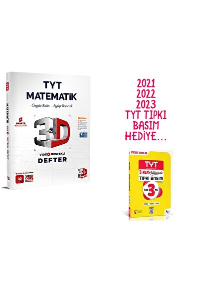 3D Yayınları 2024 TYT 3D Matematik Video Destekli Defter