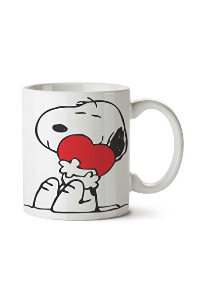 ART HEDİYE كوب سنوبي لاف هارت 2 مطبوع على الجانبين