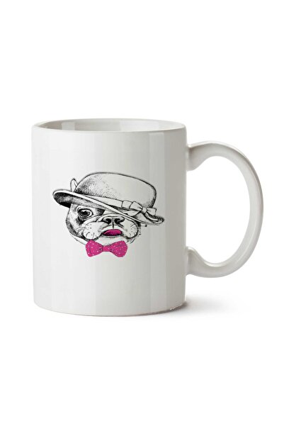 ART HEDİYE كوب بولدوج مطبوع على الجانبين من Socialite