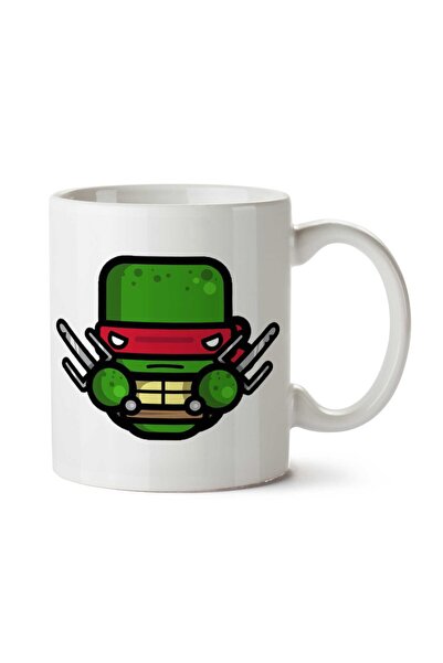 ART HEDİYE Simpler Raphael Teenage Mutant Ninja Turtles Two Side Printed Mug