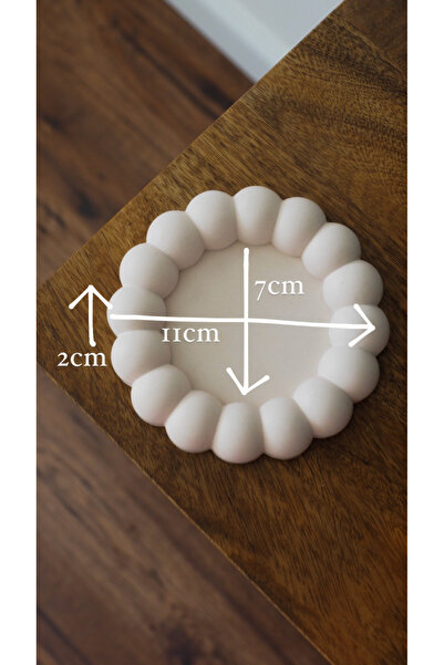 Swan Tasarım Bubble Bardak Altlığı, Bubble Dekoratif Tabak, Dekor Tabak