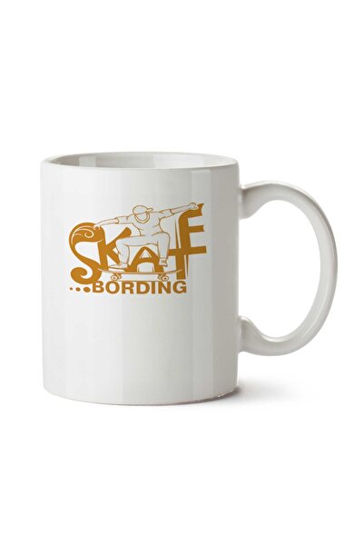 ART HEDİYE كوب كوب مطبوع على الجانبين للتزلج