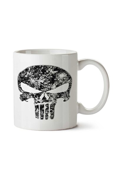 ART HEDİYE كوب جمجمة جمجمة مطبوع عليه وجهين