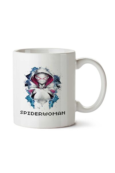 ART HEDİYE كوب سبايدر-وومن سبايدر نسائي مطبوع على الجانبين