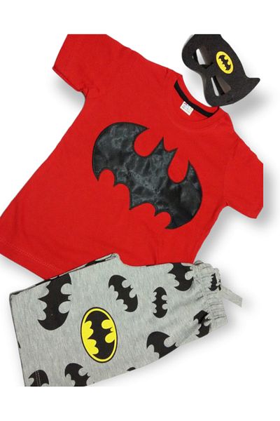 AKL BOY'S APPLIQUE PATTERNED SHORTS SUIT (1-11) AGE GROUP