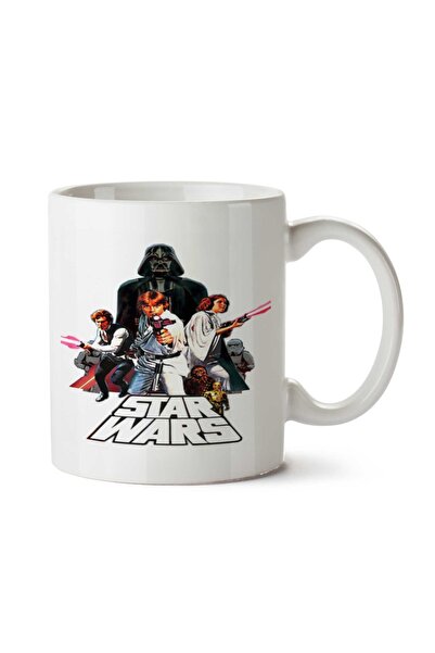 ART HEDİYE كوب كلاسيكي بطبعة حرب النجوم على الجانبين