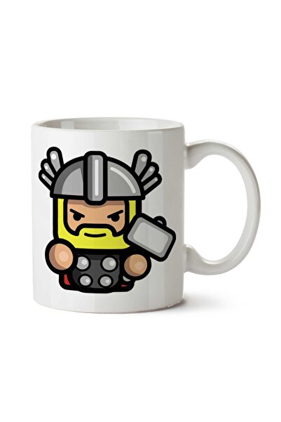 ART HEDİYE كوب سيمبلر ثور سون أوف أودين أفنجرز مطبوع على الجانبين