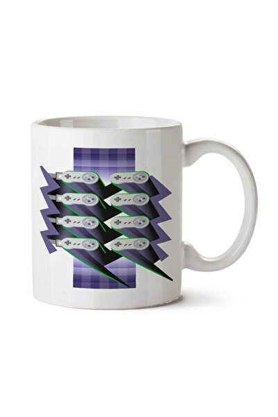 ART HEDİYE كوب Snes1 مطبوع على الجانبين