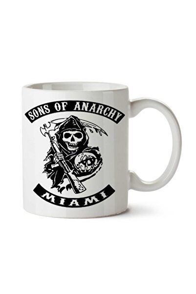 ART HEDİYE كوب مطبوع على الجانبين من Sons Of Anarchy Miami