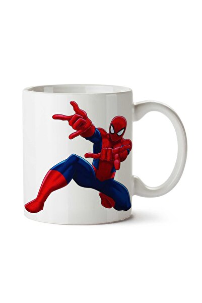 ART HEDİYE كوب سبايدر مان سبايدر مان مطبوع على الجانبين