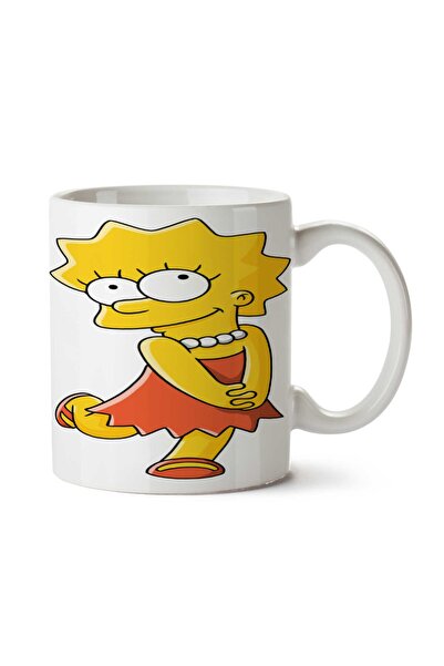 ART HEDİYE كوب سيمبسون ليزا سيمبسون بارت سيمبسون مطبوع على الجانبين