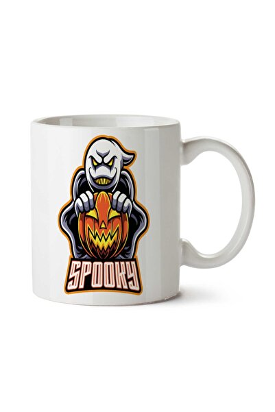 ART HEDİYE كوب بطبعة شبح مخيف على الجانبين