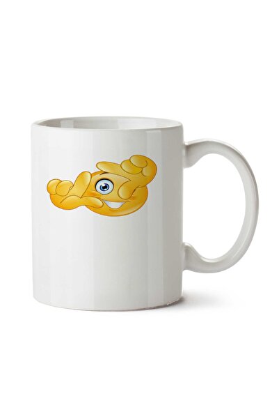 ART HEDİYE Smiles 1 This Is Emoji كوب مطبوع على الجانبين