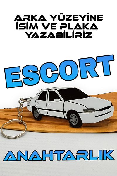 BİRRDESİGN ESCORT MODEL CAR KEYCHAIN