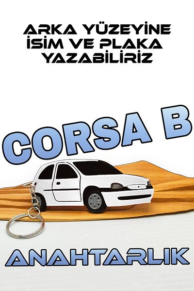 BİRRDESİGN CORSA B MODEL VEHICLE KEY RING