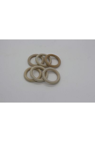 Hobimos Raw Wooden Ring 7cm 2 Pieces