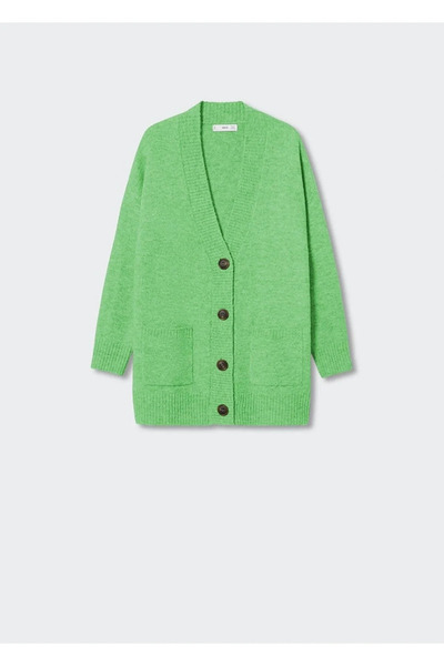 MANGO 37067714 Pullover und Strickjacken Grün